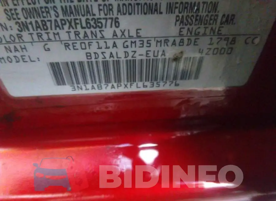 3N1AB7APXFL635776 Photo# 9