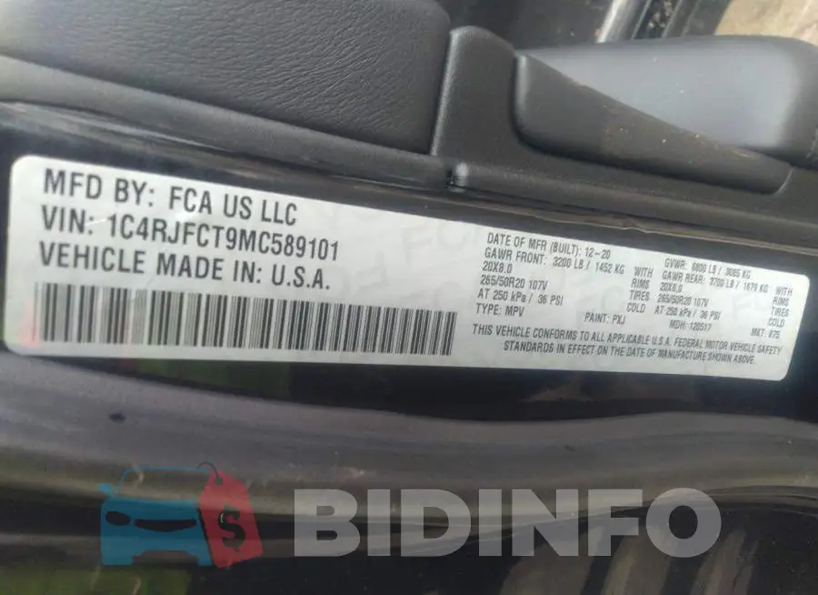 1C4RJFCT9MC589101 Photo# 9