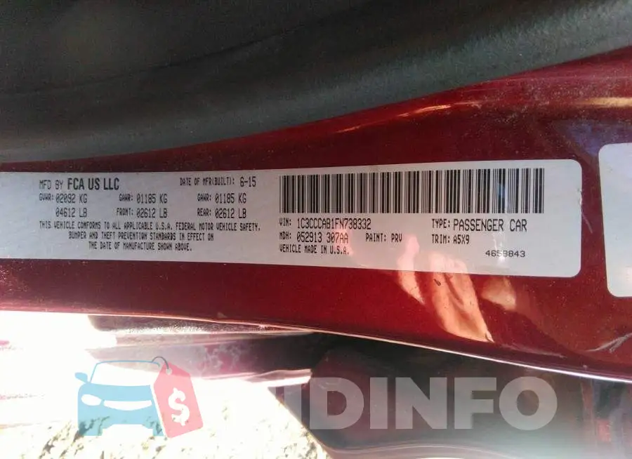 1C3CCCAB1FN738332 Photo# 9