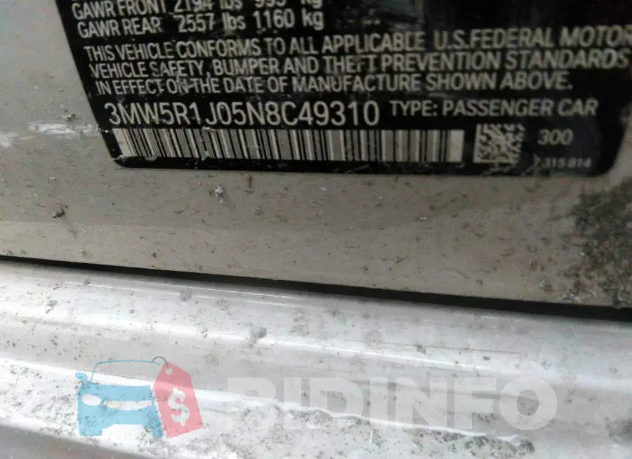 3MW5R1J05N8C49310 Photo# 9