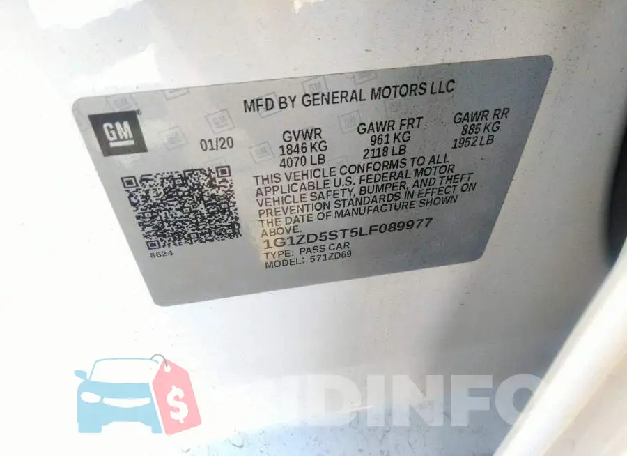 1G1ZD5ST5LF089977 Photo# 9