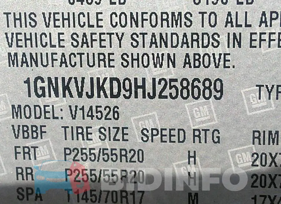 1GNKVJKD9HJ258689 Photo# 9