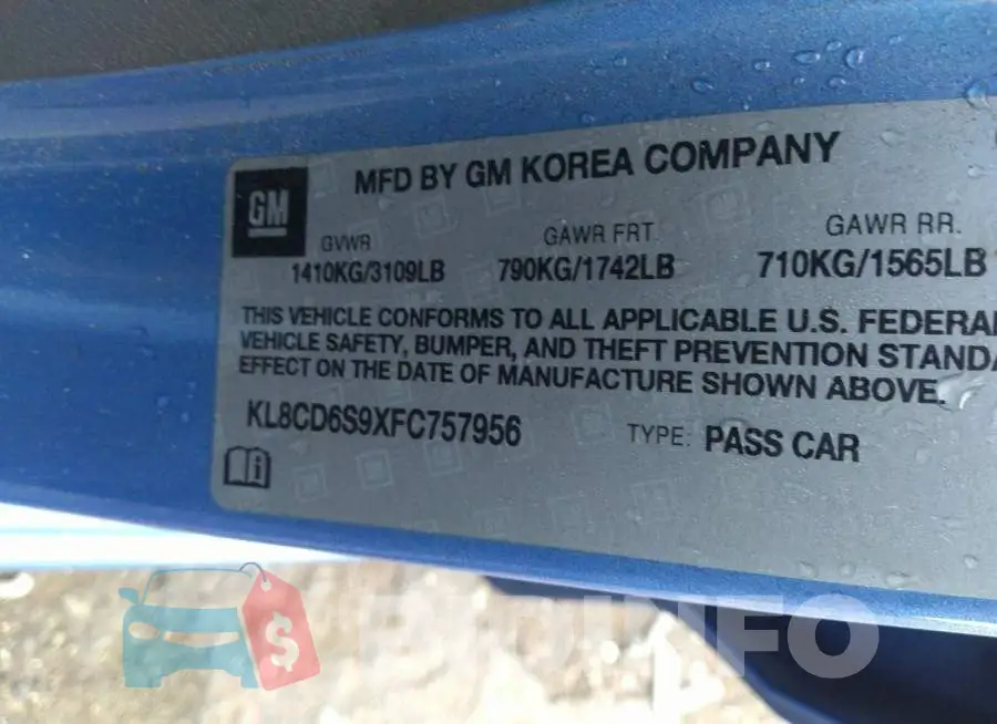 KL8CD6S9XFC757956 Photo# 9