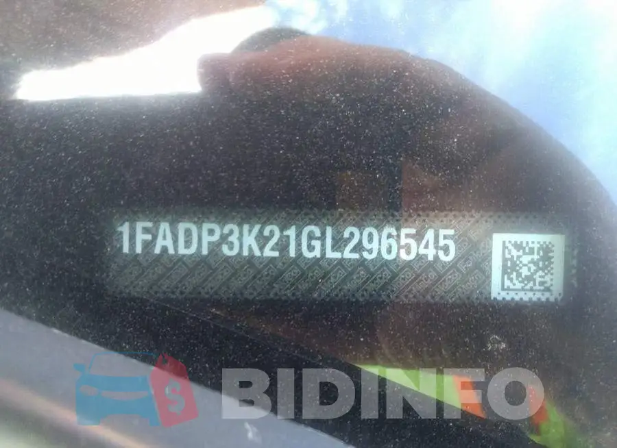 1FADP3K21GL296545 Photo# 9