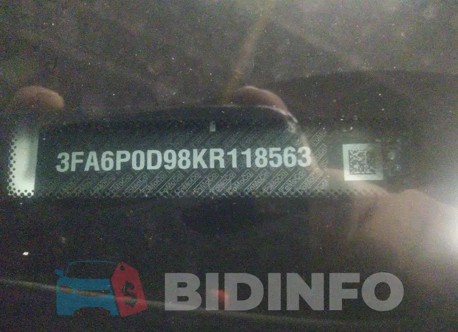3FA6P0D98KR118563 Photo# 9