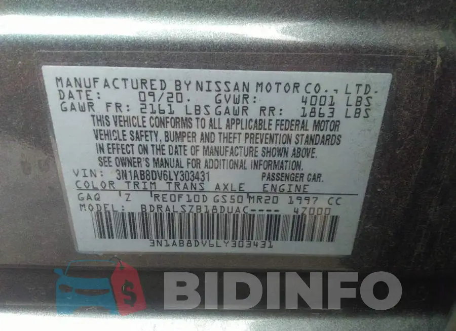 3N1AB8DV6LY303431 Photo# 9