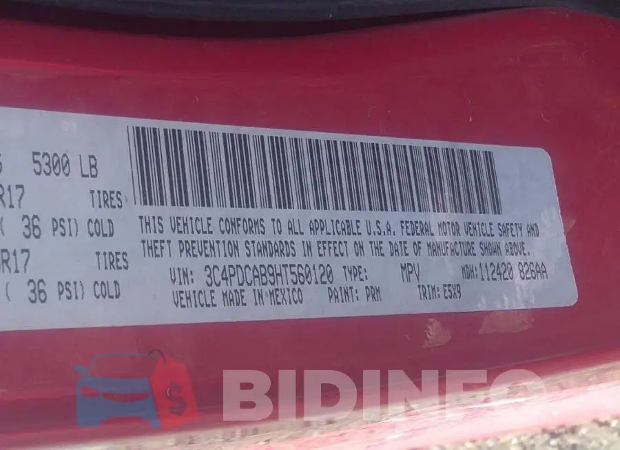 3C4PDCAB9HT560120 Photo# 9