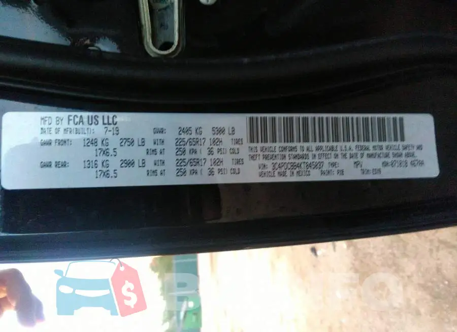 3C4PDCBB4KT845037 Photo# 9