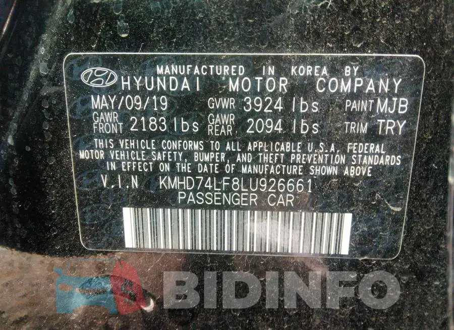KMHD74LF8LU926661 Photo# 9