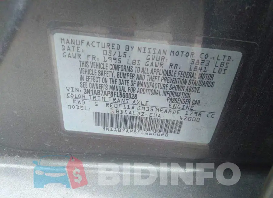 3N1AB7AP8FL660028 Photo# 9