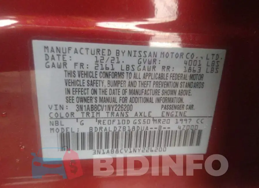 3N1AB8CV1NY226200 Photo# 9