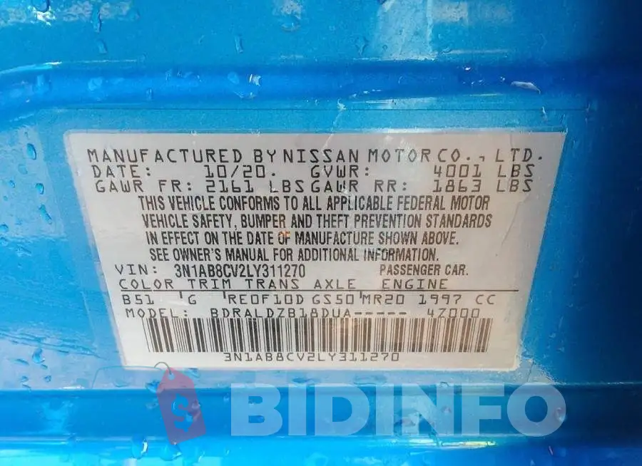 3N1AB8CV2LY311270 Photo# 9