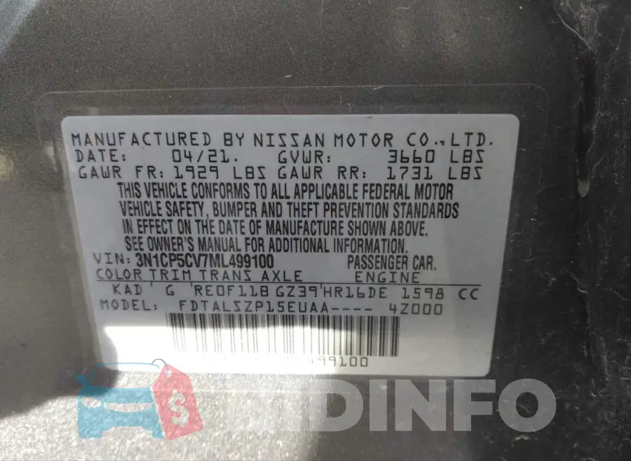 3N1CP5CV7ML499100 Photo# 9