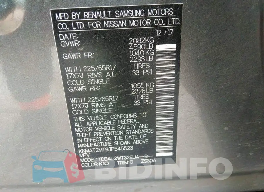 KNMAT2MT9JP545523 Photo# 9