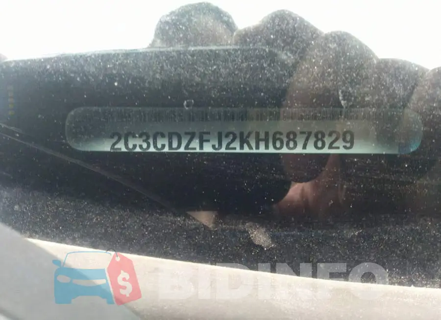 2C3CDZFJ2KH687829 Photo# 9