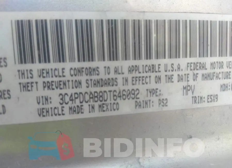 3C4PDCAB8DT646092 Photo# 9