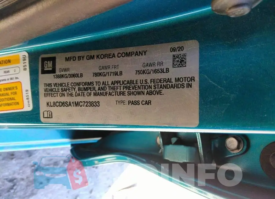 KL8CD6SA1MC723833 Photo# 9