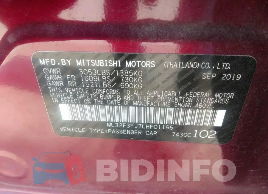 ML32F3FJ7LHF01195 Photo# 9