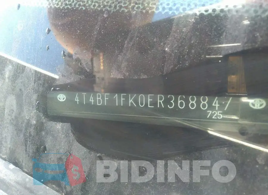 4T4BF1FK0ER368847 Photo# 9