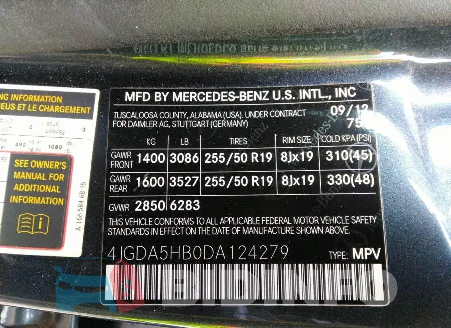 4JGDA5HB0DA124279 Photo# 9