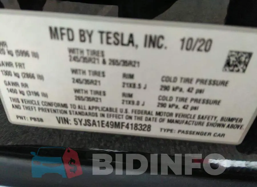 5YJSA1E49MF418328 Photo# 9