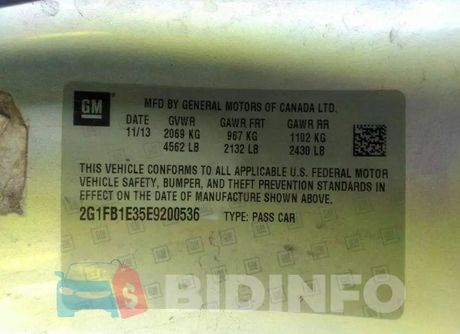 2G1FB1E35E9200536 Photo# 9