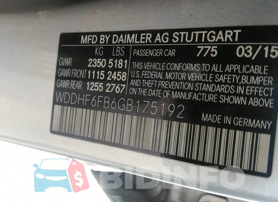WDDHF6FB6GB175192 Photo# 9