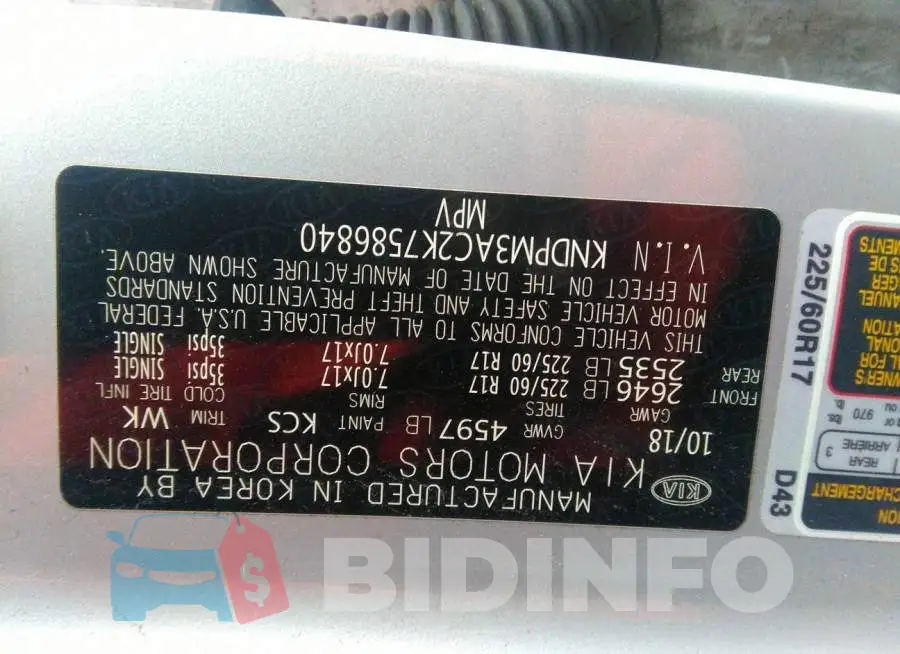 KNDPM3AC2K7586840 Photo# 9