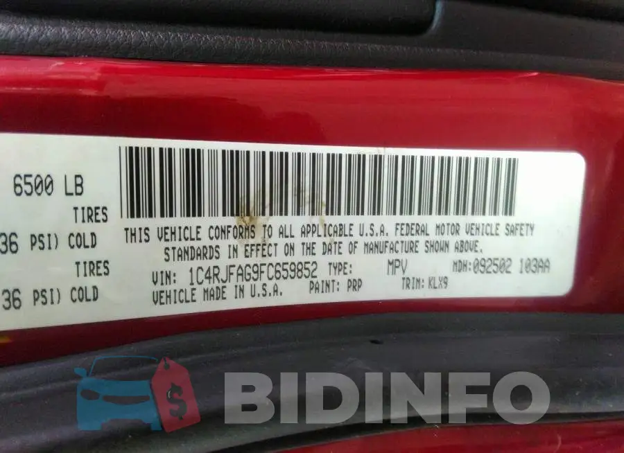 1C4RJFAG9FC659852 Photo# 9