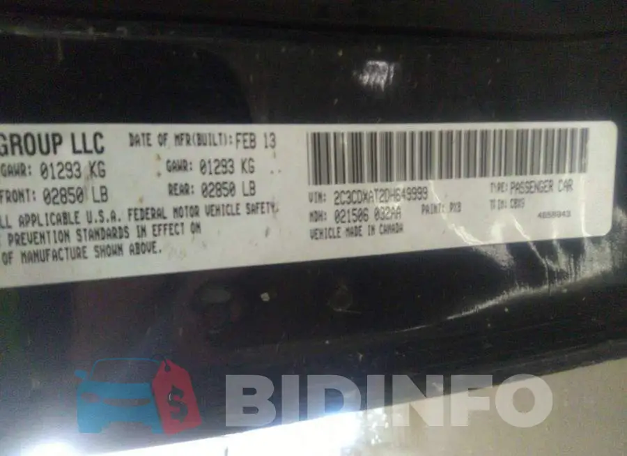 2C3CDXAT2DH649999 Photo# 9