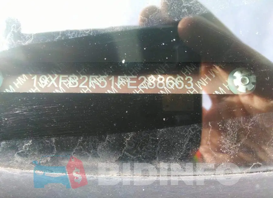 19XFB2F51FE288663 Photo# 9
