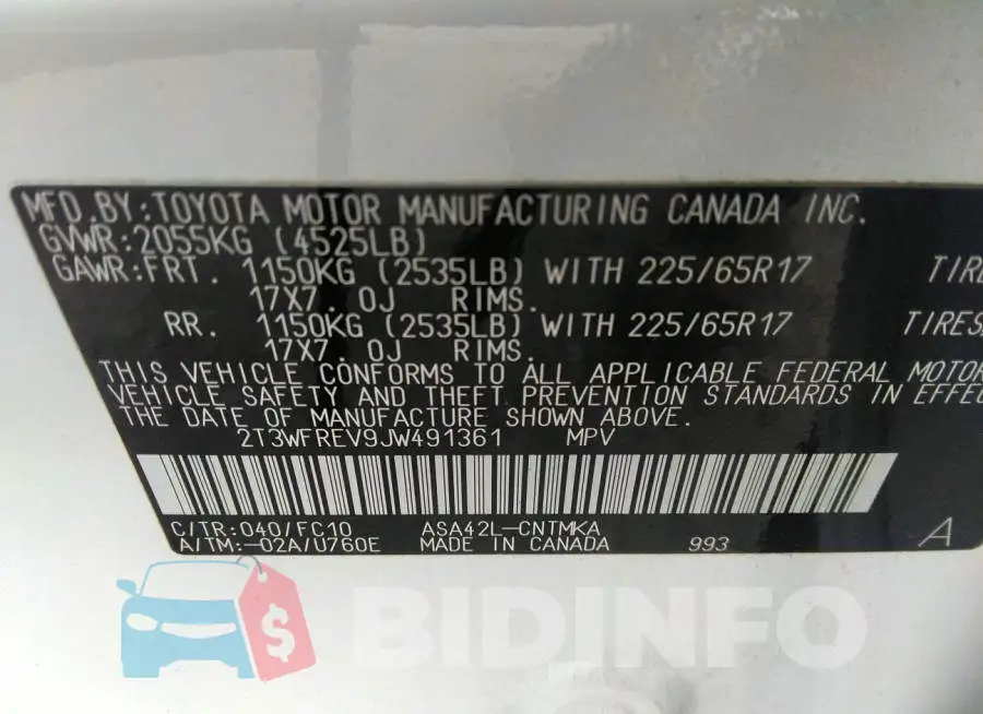 2T3WFREV9JW491361 Photo# 9