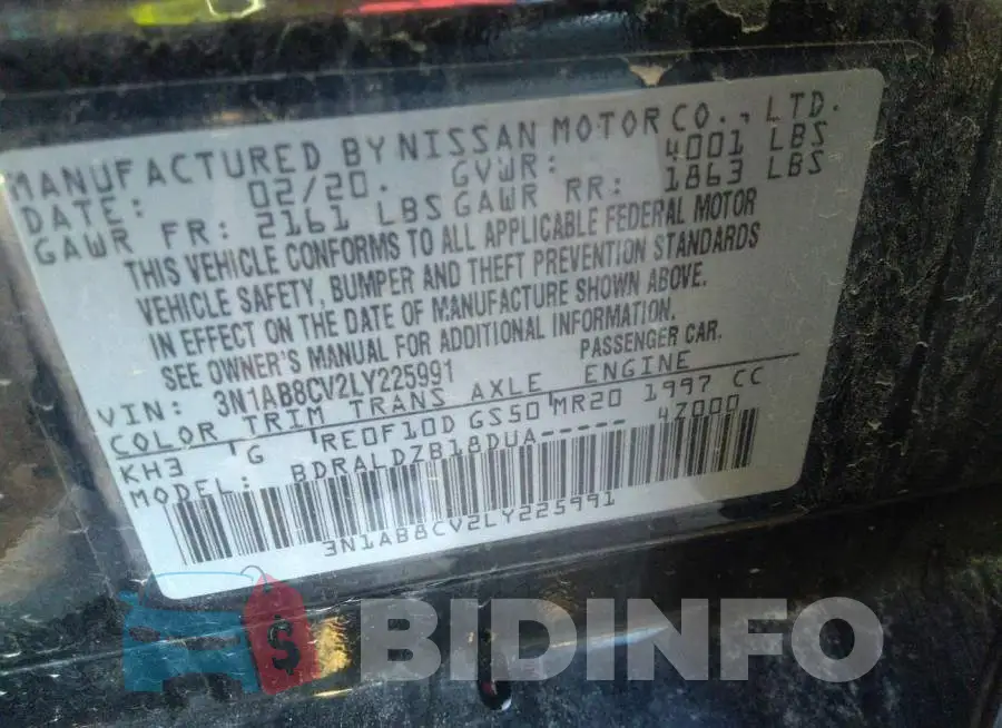 3N1AB8CV2LY225991 Photo# 9