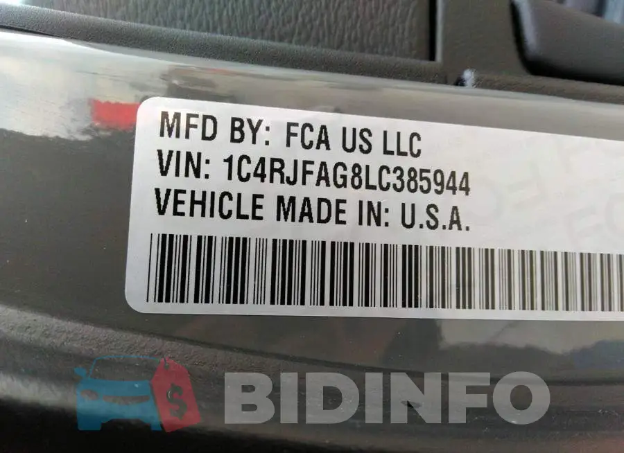 1C4RJFAG8LC385944 Photo# 9