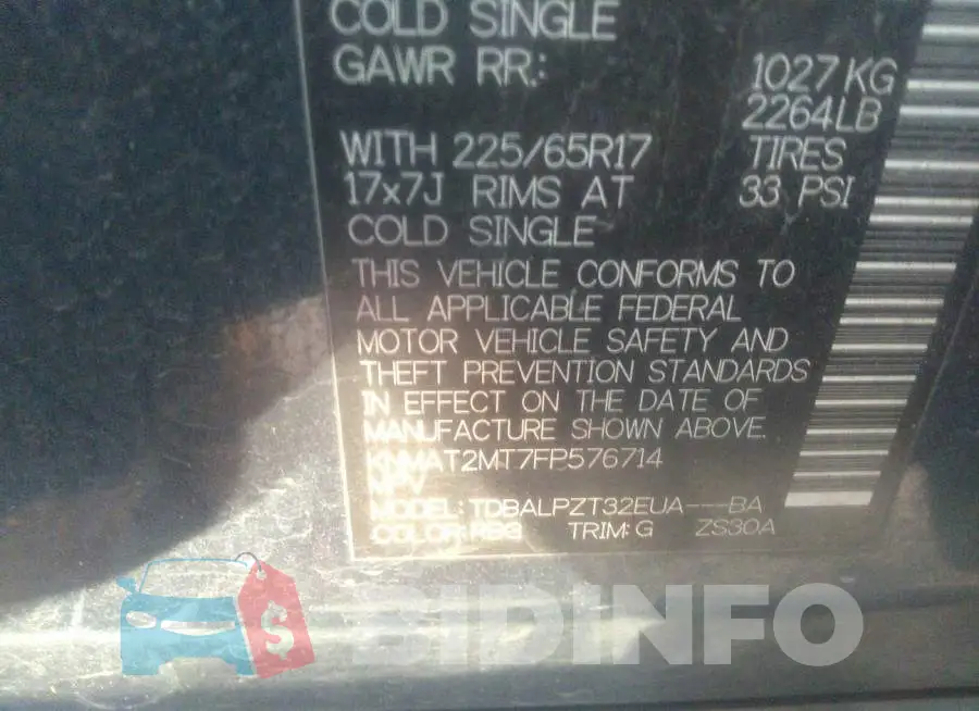 KNMAT2MT7FP576714 Photo# 9