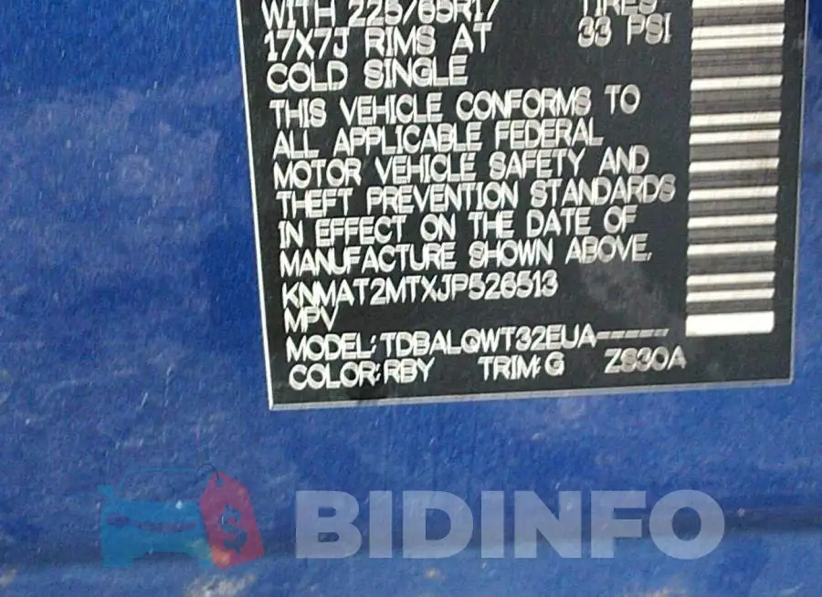 KNMAT2MTXJP526513 Photo# 9