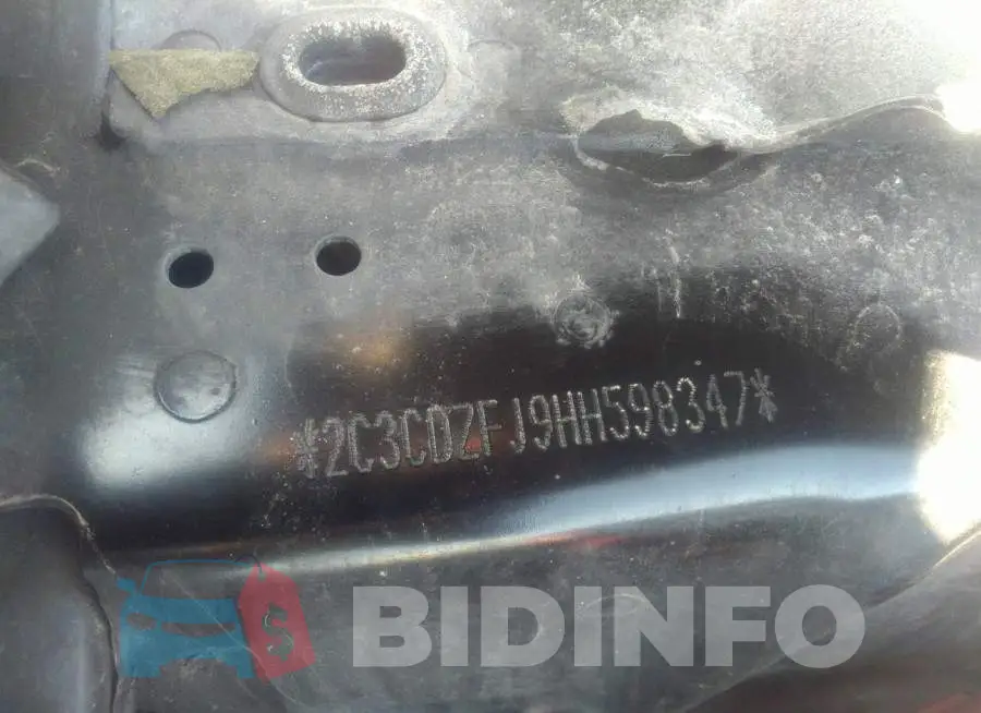 2C3CDZFJ9HH598347 Photo# 9
