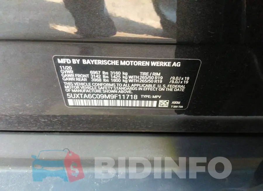5UXTA6C09M9F11718 Photo# 9