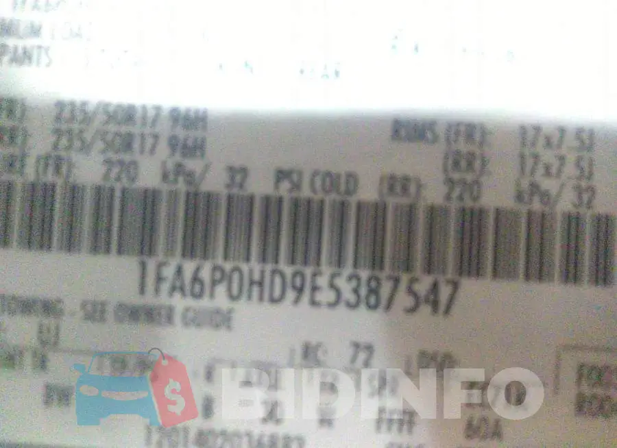 1FA6P0HD9E5387547 Photo# 9