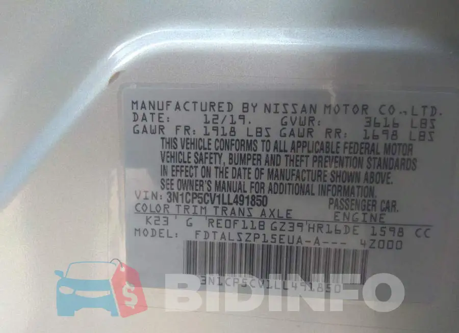 3N1CP5CV1LL491850 Photo# 9