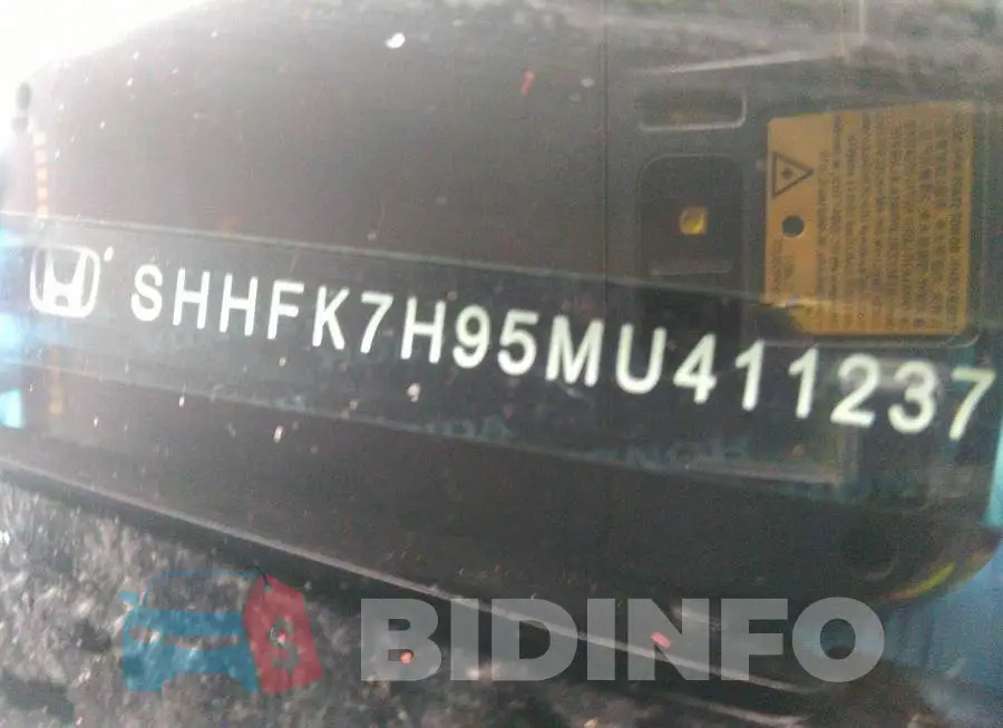 SHHFK7H95MU411237 Photo# 9