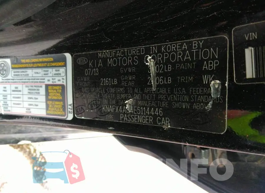 KNAFX4A84E5114446 Photo# 9