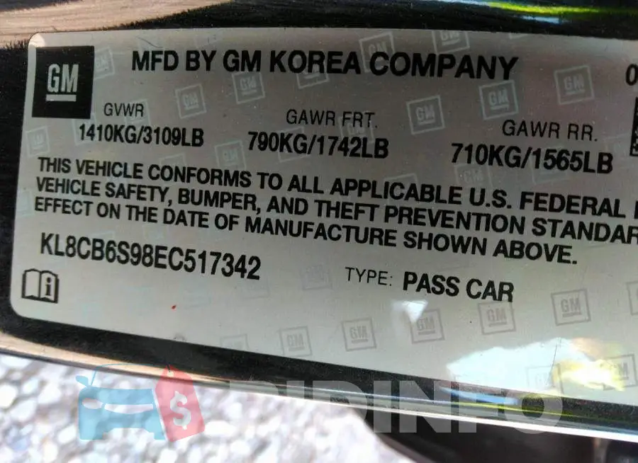 KL8CB6S98EC517342 Photo# 9