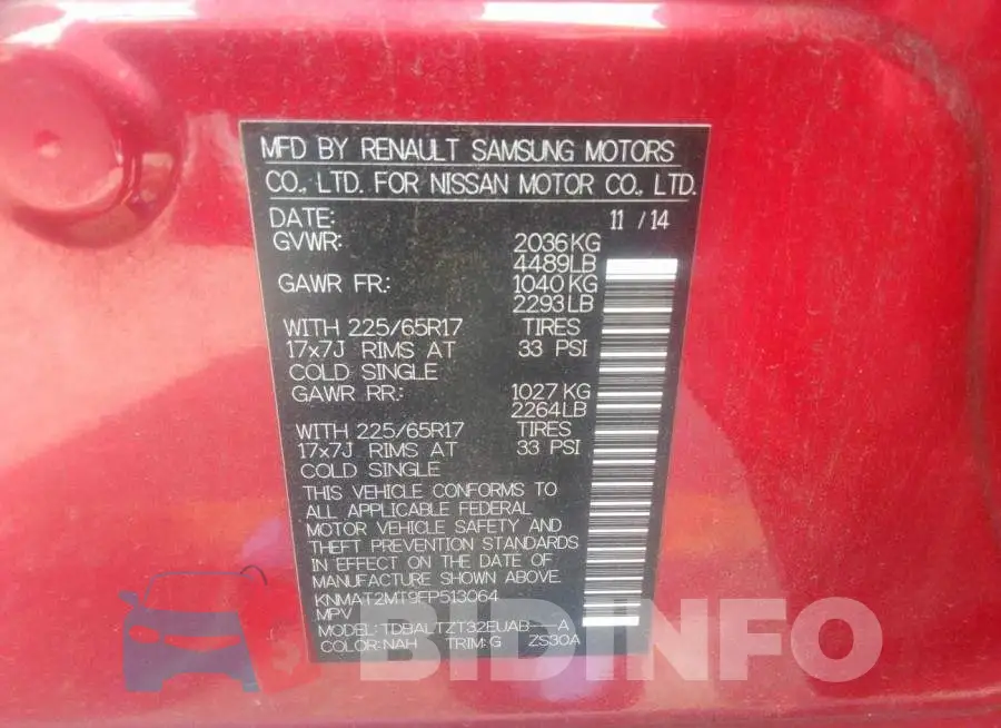 KNMAT2MT9FP513064 Photo# 9