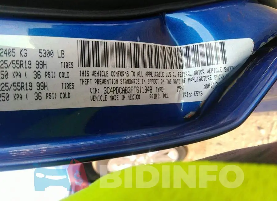3C4PDCAB3FT611348 Photo# 9