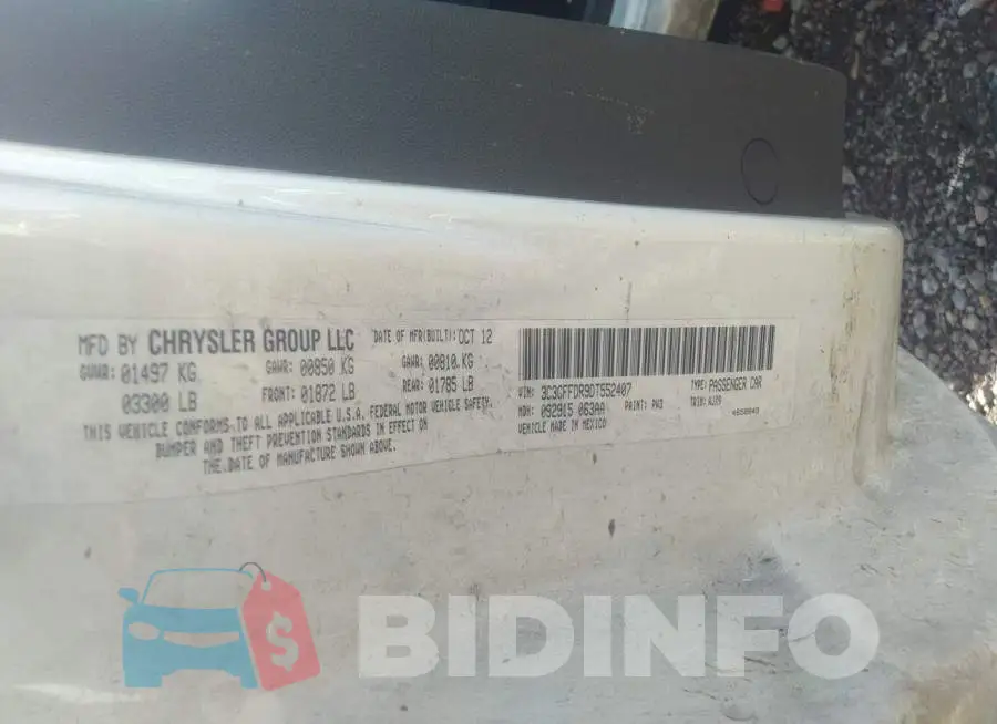 3C3CFFDR9DT552407 Photo# 9