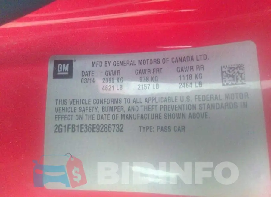 2G1FB1E36E9286732 Photo# 9