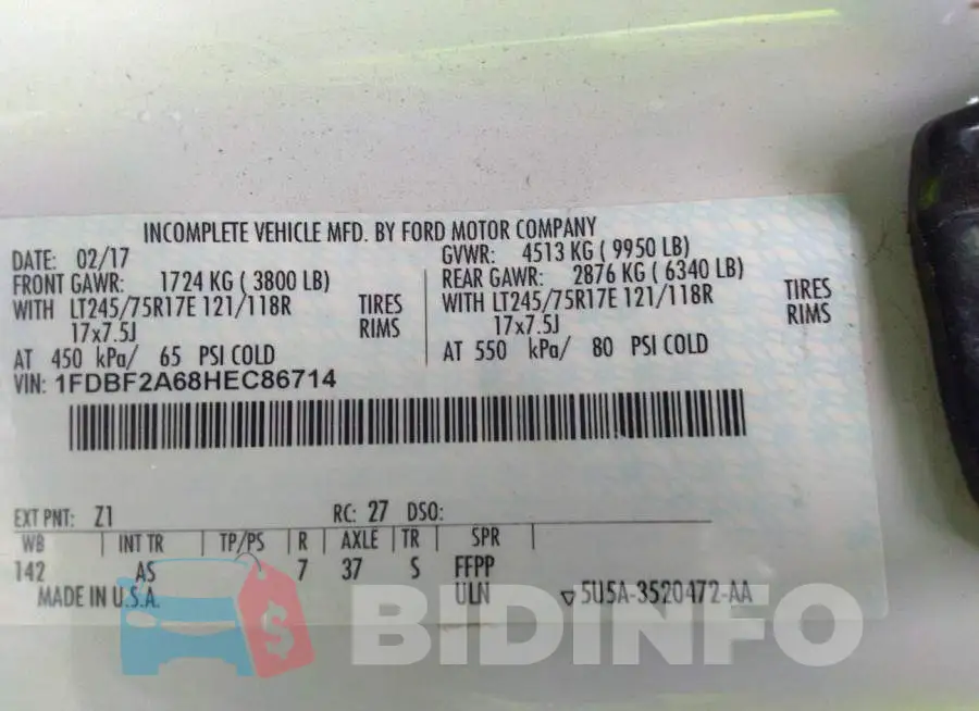1FDBF2A68HEC86714 Photo# 9