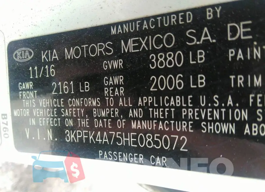 3KPFK4A75HE085072 Photo# 9