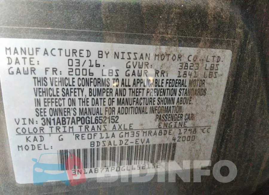 3N1AB7AP0GL652152 Photo# 9